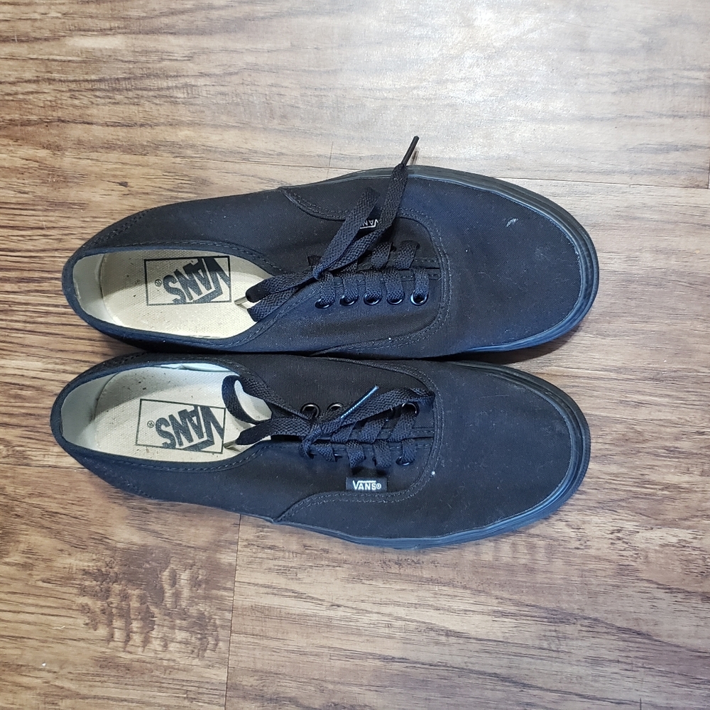 All Black Vans
